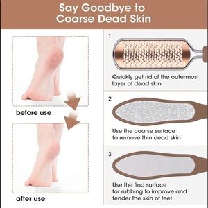 Oneleaf Professional Pedicure Rasp Foot File Cracked Skin Corns Callus Remover